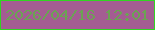 文字の大きさ：1、枠の色：31d522、背景の色：a45d92、文字の色：6ba353 無料ブログパーツのブログ時計