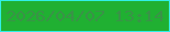 文字の大きさ：3、枠の色：31efe6、背景の色：20b032、文字の色：399347 無料ブログパーツのブログ時計