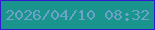 文字の大きさ：1、枠の色：3219d0、背景の色：19958d、文字の色：6fa2cb 無料ブログパーツのブログ時計