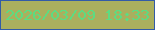 文字の大きさ：1、枠の色：325ba7、背景の色：aaaf5e、文字の色：5ddc81 無料ブログパーツのブログ時計