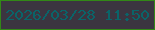 文字の大きさ：4、枠の色：328817、背景の色：3b3540、文字の色：0a6469 無料ブログパーツのブログ時計