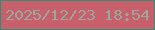 文字の大きさ：3、枠の色：328d78、背景の色：c7606b、文字の色：9ba79e 無料ブログパーツのブログ時計