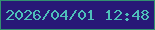 文字の大きさ：3、枠の色：329070、背景の色：281877、文字の色：4ebfba 無料ブログパーツのブログ時計
