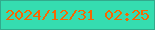文字の大きさ：4、枠の色：32aa8c、背景の色：35ddb0、文字の色：f66602 無料ブログパーツのブログ時計