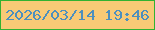 文字の大きさ：2、枠の色：32b231、背景の色：f8ca76、文字の色：4c8fbe 無料ブログパーツのブログ時計