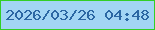文字の大きさ：4、枠の色：32cf26、背景の色：a2d5f4、文字の色：2b67a3 無料ブログパーツのブログ時計