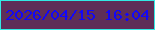 文字の大きさ：3、枠の色：32eae5、背景の色：5e2e58、文字の色：1307f6 無料ブログパーツのブログ時計