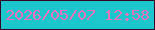 文字の大きさ：4、枠の色：330527、背景の色：1cc6cd、文字の色：e673bb 無料ブログパーツのブログ時計