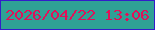 文字の大きさ：5、枠の色：331cca、背景の色：2fa195、文字の色：e01159 無料ブログパーツのブログ時計
