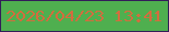 文字の大きさ：2、枠の色：331d59、背景の色：4faf4f、文字の色：d26d3e 無料ブログパーツのブログ時計