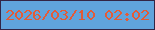 文字の大きさ：4、枠の色：332545、背景の色：60a4dc、文字の色：e35b37 無料ブログパーツのブログ時計