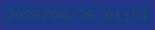 文字の大きさ：5、枠の色：332f89、背景の色：1c3987、文字の色：1e4665 無料ブログパーツのブログ時計