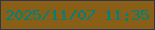 文字の大きさ：1、枠の色：333745、背景の色：895f17、文字の色：00807a 無料ブログパーツのブログ時計