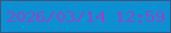 文字の大きさ：1、枠の色：335987、背景の色：0b91d2、文字の色：9046c6 無料ブログパーツのブログ時計