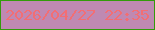 文字の大きさ：2、枠の色：339b0a、背景の色：bf89b2、文字の色：f26e74 無料ブログパーツのブログ時計