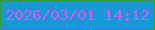 文字の大きさ：1、枠の色：339c3a、背景の色：1698d5、文字の色：d05afd 無料ブログパーツのブログ時計