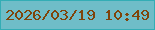 文字の大きさ：4、枠の色：33adb5、背景の色：6fbdc8、文字の色：7f440a 無料ブログパーツのブログ時計