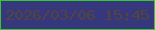 文字の大きさ：1、枠の色：33ca31、背景の色：36377c、文字の色：51463d 無料ブログパーツのブログ時計
