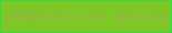 文字の大きさ：5、枠の色：33db4b、背景の色：7dc824、文字の色：97b147 無料ブログパーツのブログ時計