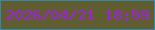 文字の大きさ：3、枠の色：3488a9、背景の色：605d30、文字の色：a220e5 無料ブログパーツのブログ時計