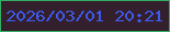 文字の大きさ：5、枠の色：34ae63、背景の色：34202d、文字の色：3d5aee 無料ブログパーツのブログ時計