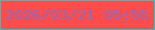 文字の大きさ：2、枠の色：34c1bc、背景の色：fd4c4c、文字の色：8f69bb 無料ブログパーツのブログ時計