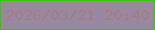 文字の大きさ：4、枠の色：34cb01、背景の色：9887a0、文字の色：a37f80 無料ブログパーツのブログ時計