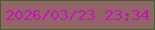 文字の大きさ：4、枠の色：356729、背景の色：946469、文字の色：c214b8 無料ブログパーツのブログ時計