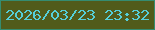 文字の大きさ：4、枠の色：358c71、背景の色：515b1b、文字の色：55cfd9 無料ブログパーツのブログ時計