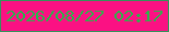 文字の大きさ：1、枠の色：35925b、背景の色：fb1183、文字の色：2ab44a 無料ブログパーツのブログ時計
