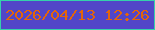 文字の大きさ：3、枠の色：35d1ab、背景の色：5246c8、文字の色：e46509 無料ブログパーツのブログ時計