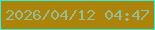 文字の大きさ：4、枠の色：35ecd8、背景の色：ac830b、文字の色：94be91 無料ブログパーツのブログ時計