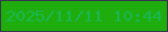 文字の大きさ：5、枠の色：36374c、背景の色：1fad0d、文字の色：19b753 無料ブログパーツのブログ時計