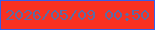 文字の大きさ：5、枠の色：365fe9、背景の色：f93121、文字の色：5c6ba3 無料ブログパーツのブログ時計