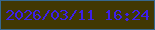 文字の大きさ：2、枠の色：36688f、背景の色：413804、文字の色：3d1fe9 無料ブログパーツのブログ時計