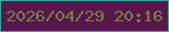 文字の大きさ：4、枠の色：36a99f、背景の色：57164d、文字の色：79823d 無料ブログパーツのブログ時計