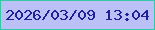 文字の大きさ：4、枠の色：36c9a4、背景の色：bbc0f6、文字の色：202199 無料ブログパーツのブログ時計