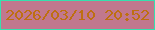 文字の大きさ：5、枠の色：36e0ae、背景の色：c1788e、文字の色：be6f11 無料ブログパーツのブログ時計