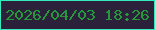 文字の大きさ：5、枠の色：36eaba、背景の色：2b213a、文字の色：24993c 無料ブログパーツのブログ時計