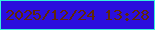 文字の大きさ：2、枠の色：36f0dd、背景の色：2b0edd、文字の色：612707 無料ブログパーツのブログ時計