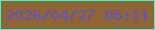 文字の大きさ：2、枠の色：36fcca、背景の色：8f6536、文字の色：5f51c6 無料ブログパーツのブログ時計