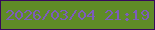 文字の大きさ：1、枠の色：37085c、背景の色：5f8b27、文字の色：7c5cbb 無料ブログパーツのブログ時計