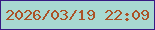 文字の大きさ：4、枠の色：371b83、背景の色：a8d9d1、文字の色：ab5226 無料ブログパーツのブログ時計
