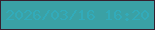 文字の大きさ：4、枠の色：371f2d、背景の色：3aa1a5、文字の色：32abba 無料ブログパーツのブログ時計