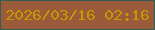 文字の大きさ：3、枠の色：375c51、背景の色：995b39、文字の色：c79601 無料ブログパーツのブログ時計