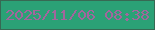 文字の大きさ：4、枠の色：376953、背景の色：2ba176、文字の色：a2669d 無料ブログパーツのブログ時計