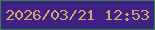 文字の大きさ：5、枠の色：37844e、背景の色：3f2283、文字の色：d3a474 無料ブログパーツのブログ時計