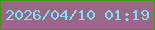 文字の大きさ：4、枠の色：379d0d、背景の色：996885、文字の色：7ae0fc 無料ブログパーツのブログ時計