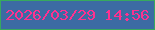 文字の大きさ：3、枠の色：37a95e、背景の色：3c6ba3、文字の色：fe3190 無料ブログパーツのブログ時計