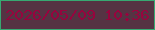 文字の大きさ：3、枠の色：37a972、背景の色：553343、文字の色：97043e 無料ブログパーツのブログ時計